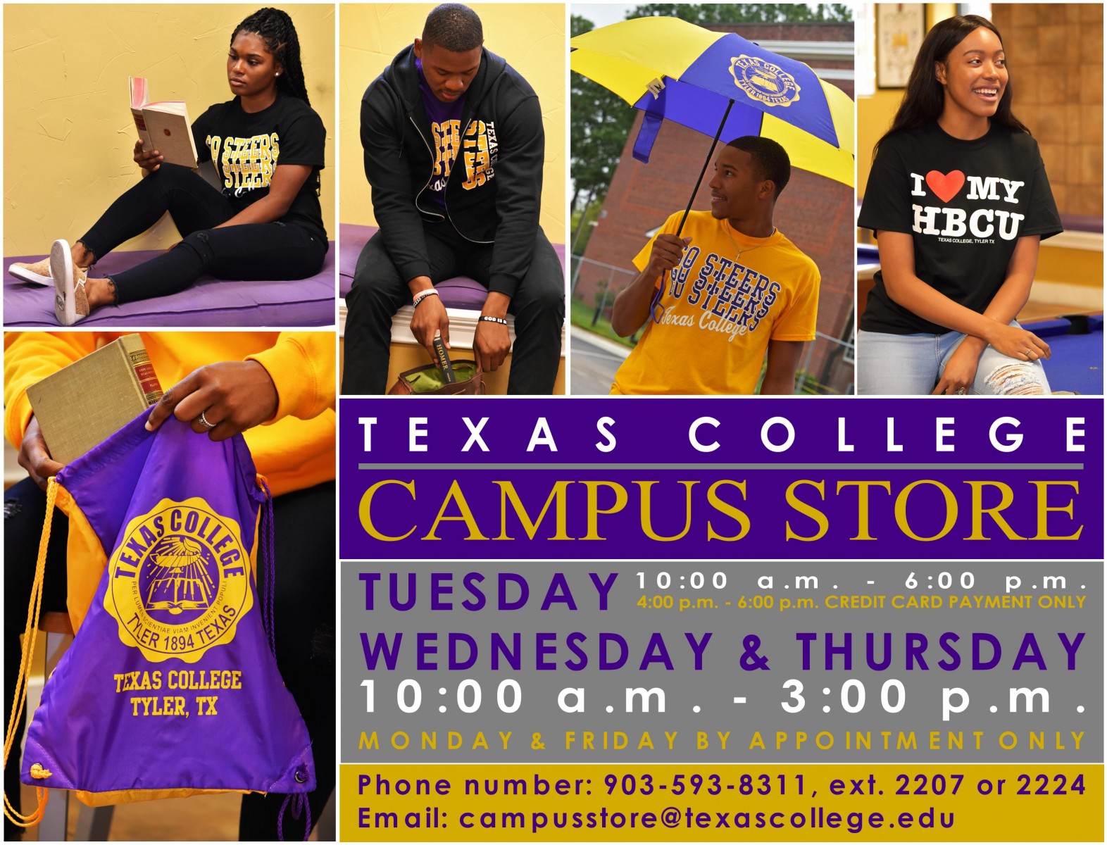 Texas College T-Shirts 